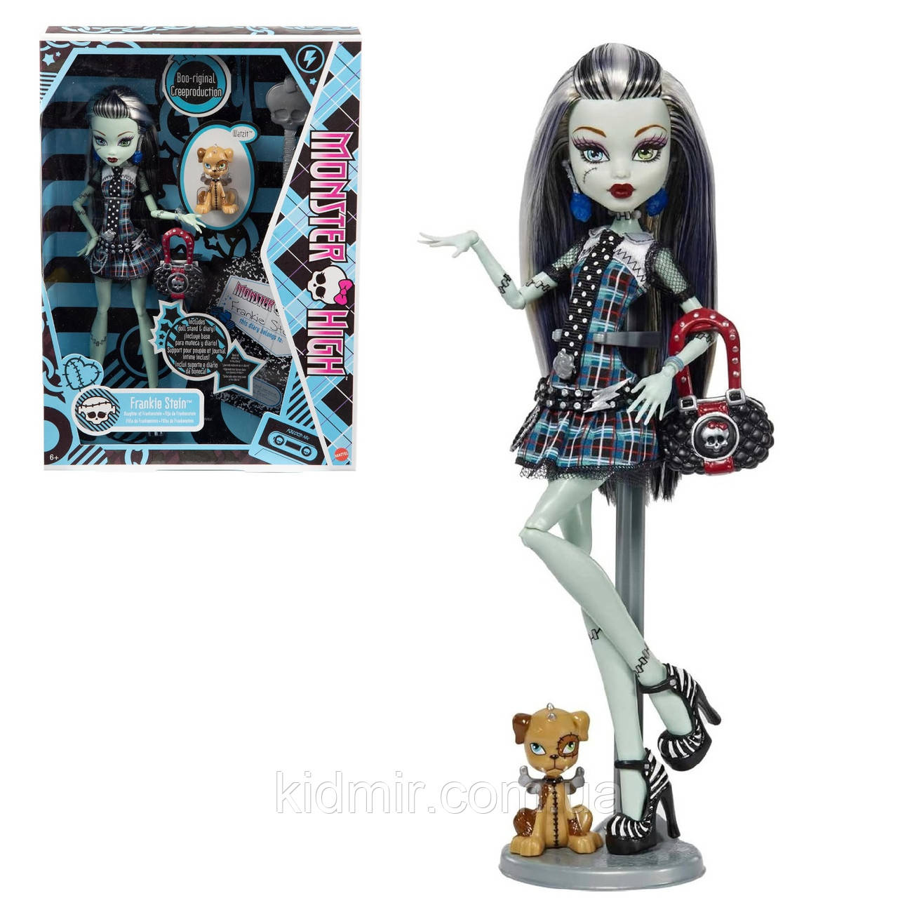 Monster High Frankie Stein HGC31 Лялька Монстр Хай Френкі Штейн Репродукція, фото 1
