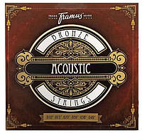 Струни для акустичкской гітари FRAMUS 48210 Bronze Extra light (010-046)