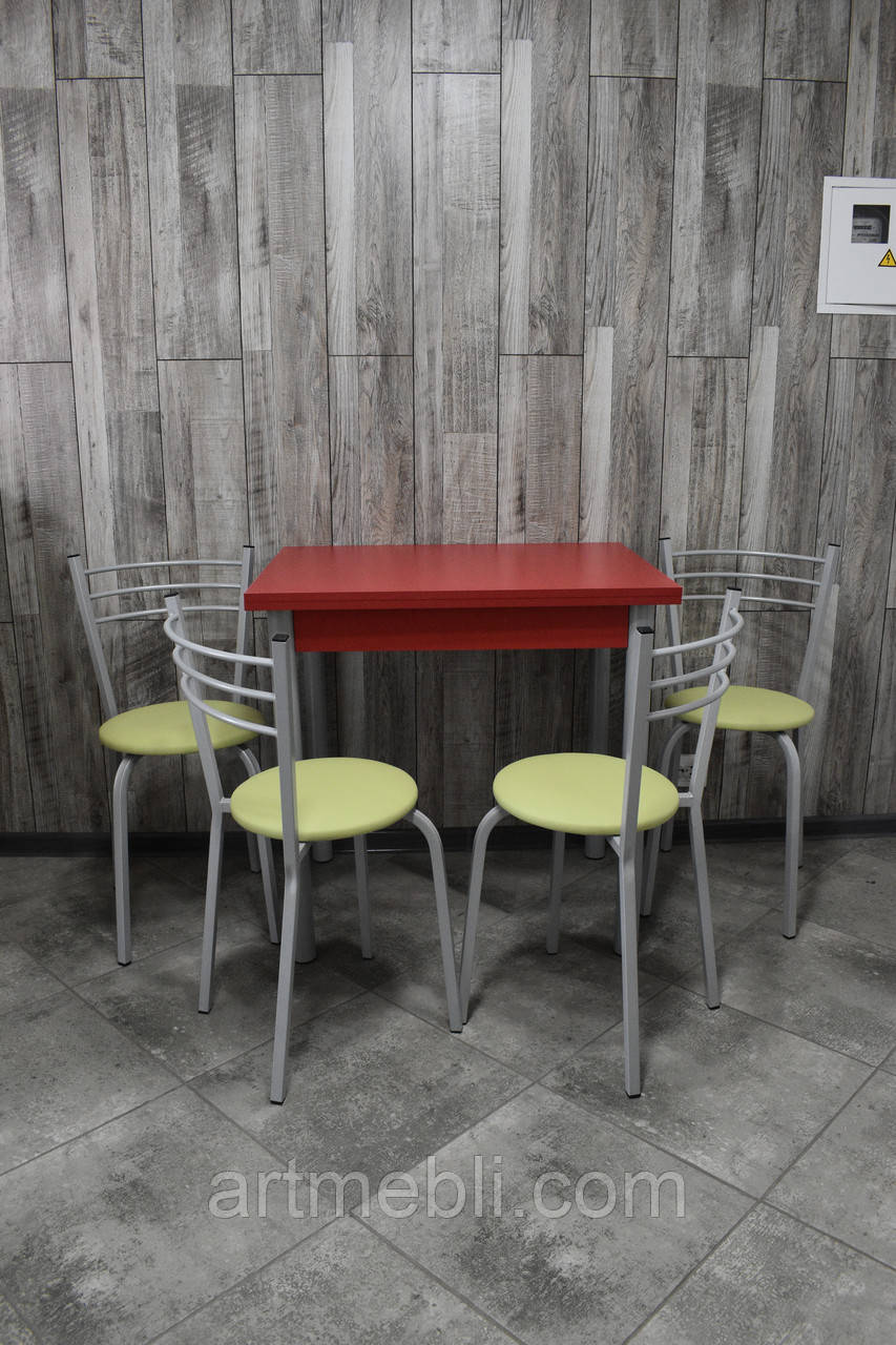 Кухонний комплект (стіл + 4 стільці), фото 1