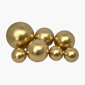 Сфери шоколадні, набір — Золоті