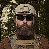 Окуляри балістичні Swiss Eye Raptor New Black. Три змінні лінзи в комплекті, фото 5