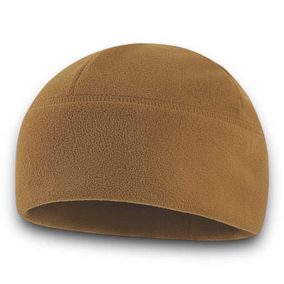 Флісова тепла шапка тактична койот/ Тактична шапка / Підшлемник