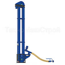 Зерновая нория "НЗ-4.5" з гнучким шнеком 6м, фото 3