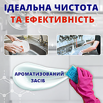 Засіб для ручного миття посуду кухонних поверхонь з ароматом яблука 4.95л концентрат ТМ Helper, фото 6