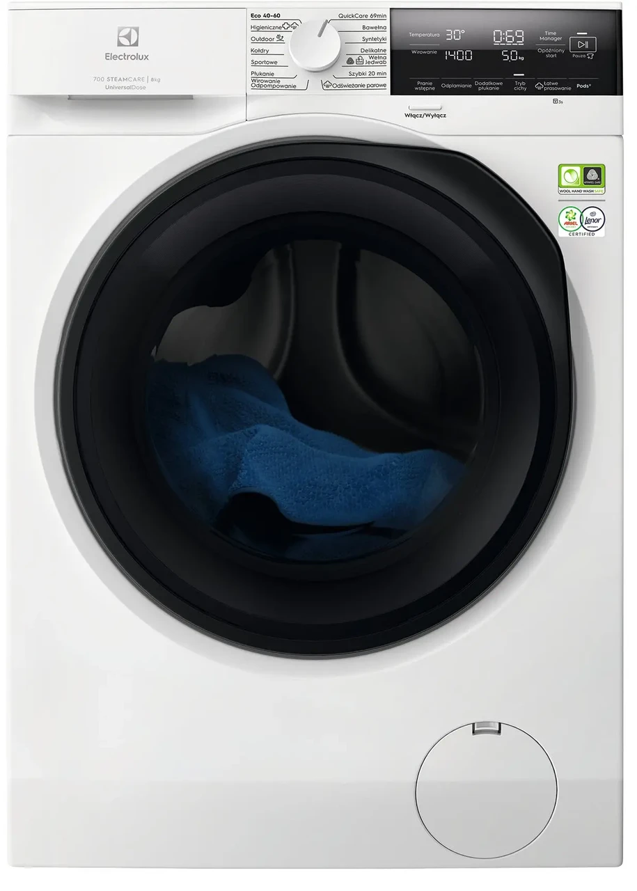 Пральна машина Electrolux 700 SteamCare EW7F3487UP 8кг 1400об/хв