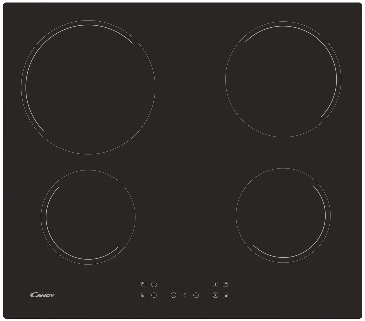 Керамічна варильна панель Candy CH64CCB/4U2 59см