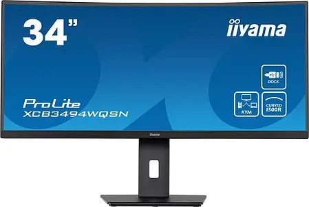 Монітор iiyama ProLite XCB3494WQSN-B5 34«, фото 1
