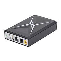 Power Bank для роутера Mini UPS DCP-018W 10400 мАг Чорний Хіт продажу!