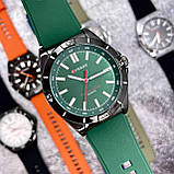 Діловий повсякденний кварцовий наручний годинник Curren 8449 Black-Orange, фото 6