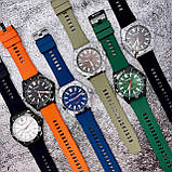 Діловий повсякденний кварцовий наручний годинник Curren 8449 Black-Orange, фото 10