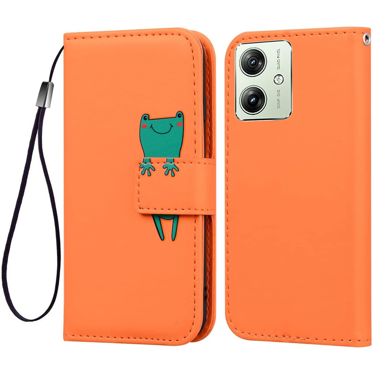 Чохол-книжка Animal Wallet для Motorola G54 / G54 Power Frog