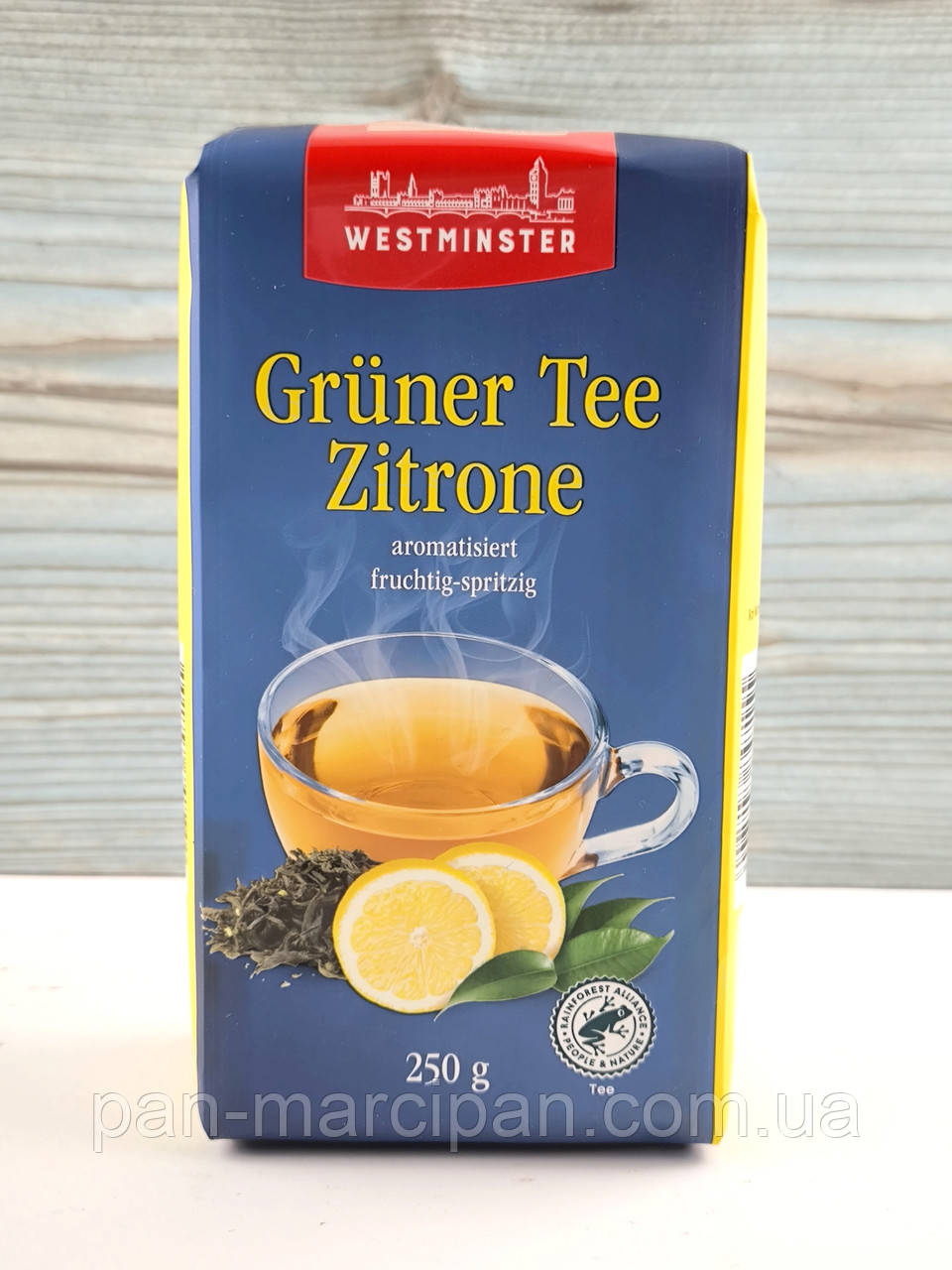 Чай зелений Westminster Gruner Zitrone Tee 250 г Німеччина, фото 1
