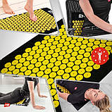 Мат для акупунктури Hop-Sport HS-C072AM жовтий, фото 7