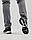 Чоловічі кросівки Nike Vomero 5 New Black Grey, кеди Найк шкіра текстиль чорні весни осінь. Чоловіче взуття, фото 4