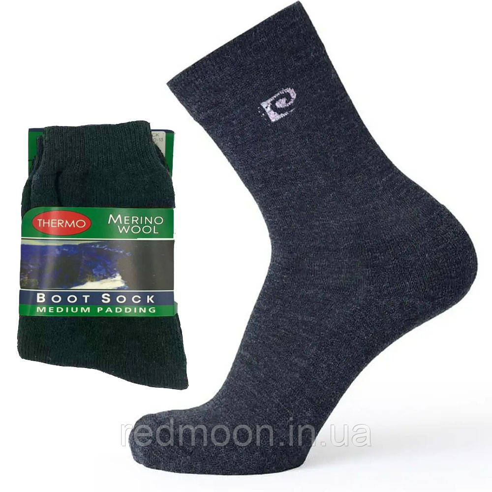Чоловічі термошкарпетки до -25, з вовни / Зимові вовняні термошкарпетки / Теплі шкарпетки, фото 1