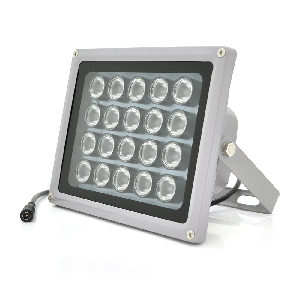 ІЧ-прожектор GY-IR20. 12V, 40W, 20LED, IP66, 850Нм, кут огляду 90 °, дальність до 150м.