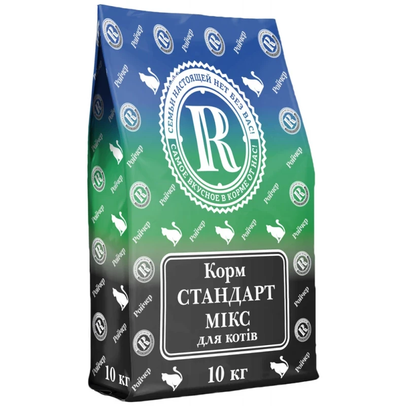 Корм для котів Ройчер  Стандарт МІКС 10 кг