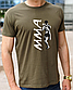 Чоловічі якісні футболки для боксу MMА, бавовняна футболка з принтом ММА розмір S, фото 3