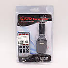 FM модулятор CM i9 в машину з Bluetooth, бездротовий + Пульт, Сірий / Трансмітер для машини в прикурювач, фото 10