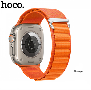 Ремінець Hoco WA20 для Apple Watch (42 / 44 / 45 / 49 mm) / orange
