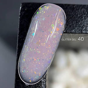040 UNICORN builder GLITTER GEL Lady Arms 10гр.