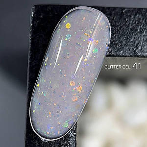 041 UNICORN builder GLITTER GEL Lady Arms 10гр.