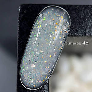 045 UNICORN builder GLITTER GEL Lady Arms 10гр.