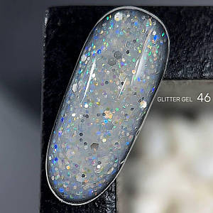 046 UNICORN builder GLITTER GEL Lady Arms 10гр.