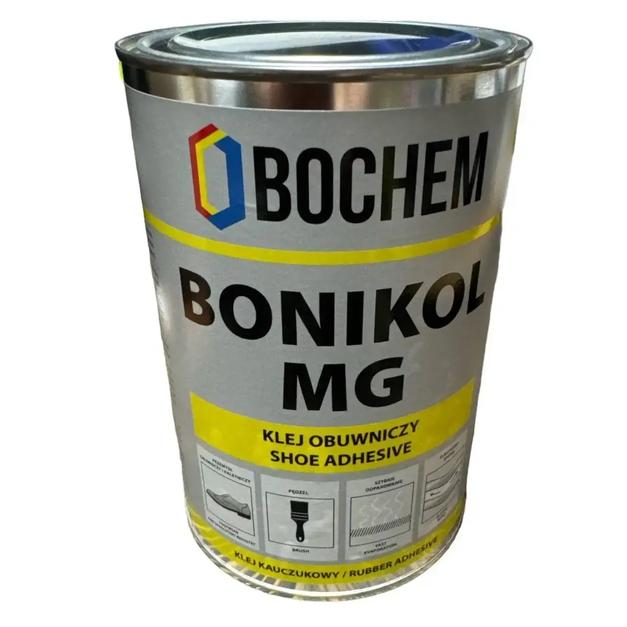 Гумовий клей для взуття BONIKOL MG | 0,7 кг, каучуковий, без толуолу, фото 1