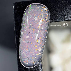 050 UNICORN builder GLITTER GEL Lady Arms 10гр.