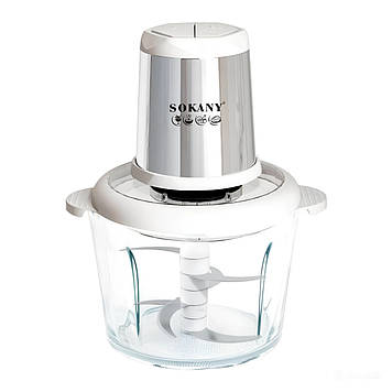 Чопер подрібнювач Sokany SKYM7034WST з чашею 2,5 літри 800 Вт