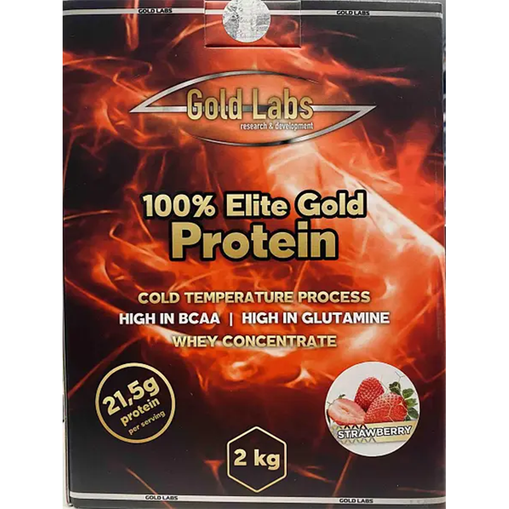 Протеїн Gold Labs 100% Elite Gold Protein 2 kg Полуниця