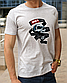 Футболки чоловічі MMА,боксерські принти,бавовняна футболка з принтом Череп ММА,розмір S, фото 5