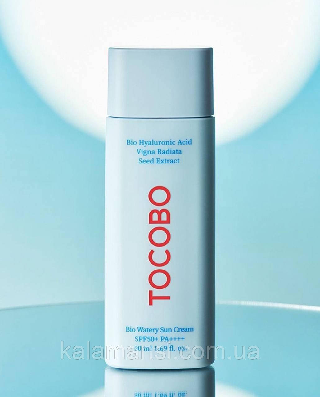 Сонцезахисний крем TOCOBO Bio Watery Sun Cream SPF50+ PA++++ 50 ml, фото 1