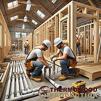 Пропонуємо роботу сантехніка на виробництві Thermowood Production! Фото, відео