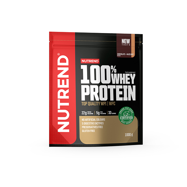 Протеїн Nutrend 100 % Whey Protein 1000 g Chocolate Hazelnut