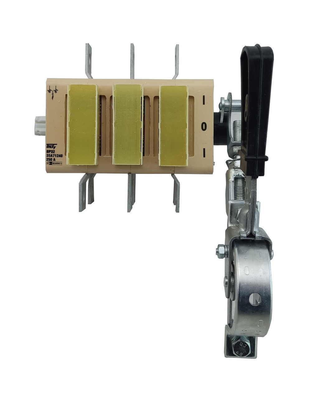 Вимикач-роз'єднувач ВР32-35A71240 250А на 2 напр. незнімна зміщена вперед рукоятка без ДГК, фото 1