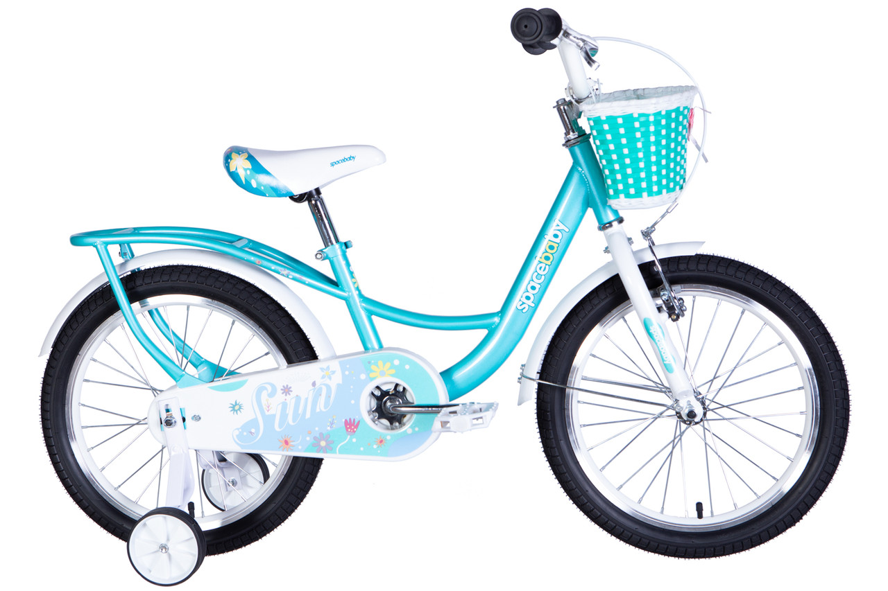 Дитячий велосипед 18" ST SPACE KID SUN BH на зріст 105-115 см бірюзовий
