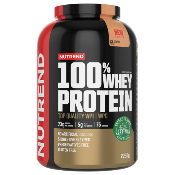 Протеин Nutrend 100 % Whey Protein 2250 g Ice Coffee