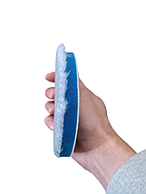 Полірувальний круг хутряний - Rupes D-A Coarse Wool Polishing Pad 130 мм. синій (9.NW130H), фото 5