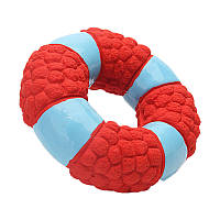 Іграшка для собак Lesko Hoopet 17T0124GR0014 Lifebuoy 40 мм Червоний (8928-35905)