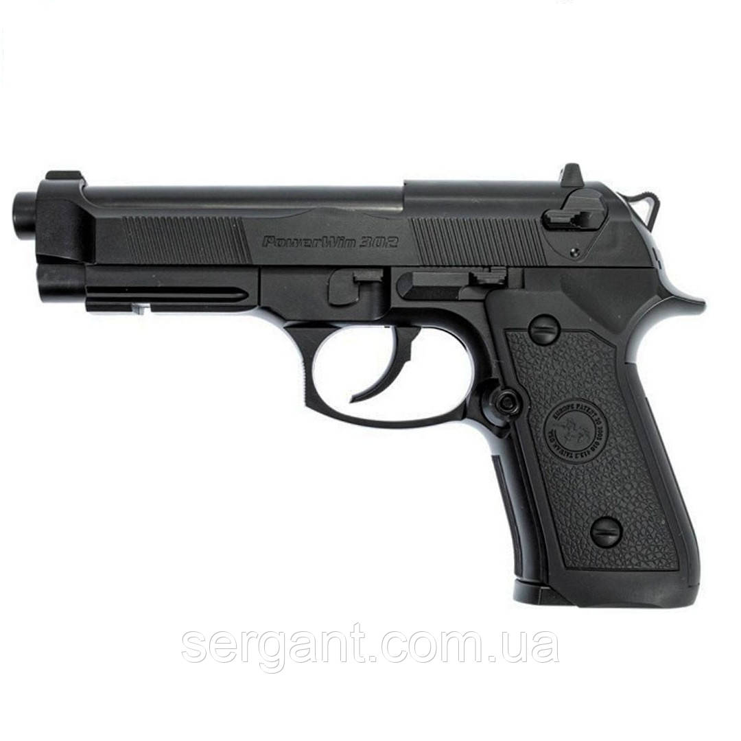 Пневматичний пістолет WinGun 302 (Beretta M9), фото 1