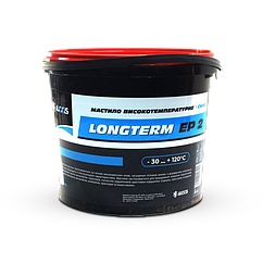 Мастило високотемпературне (синє) Blue LongTerm EP-2 AXXIS AX-3106-4 (відро 4кг)