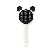 Гребінець для шерсті тварин Lesko DT-1152 White