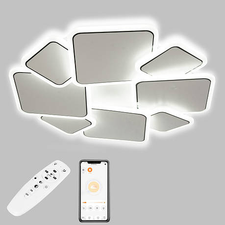 Стельова LED люстра, світлодіодний світильник Sunlight 6082/500, фото 1