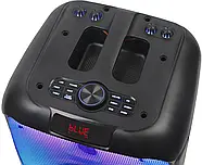 Портативна Bluetooth колонка з бездротовим мікрофоном пультом та світломузикою FG231107020D 1600W, фото 4