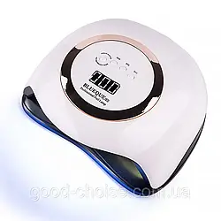 LED+UV лампа для манікюру 168W SUN BQ-V1 GOLD / Лампа для сушіння гель-лаку, Білf із золотистим