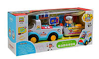 Машинка-кухня Shantou «Кафе на колесах» на батарейках 34 см 838-60, фото 2