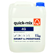 QUICK-MIX 4G Ґрунтовка глибокопроникна економічна уп.5л, 0,2-0,3л/м2