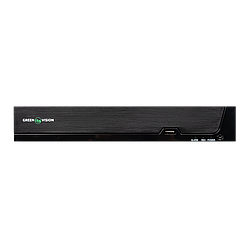IP відеореєстратор 10-канальний 8MP NVR GreenVision GV-N-S024/08 (8POE) (Lite) smart